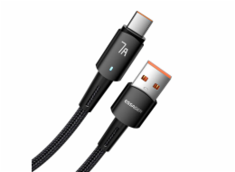 USB-A to USB-C cable, Essager, EXC7A-CGB01-P, 100W, 0.5m (black)