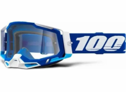 100% RACECRAFT 2 BLUE (Čistý zorník proti zamlžování, LT 88%-92% + 10 smyků)