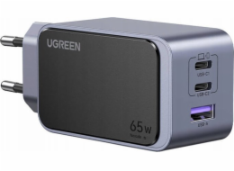 Ugreen nabíječka UGREEN Nexode Air 65W USB-A nástěnná nabíječka, 2xUSB-C šedá