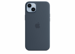 iPhone 14+ Silicone Case with MS - Storm Blue