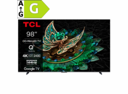 TCL 98C765 SMART TV 98" QLED/4K UHD/Mini LED/144Hz/4xHDMI/2xUSB/LAN/GoogleTV