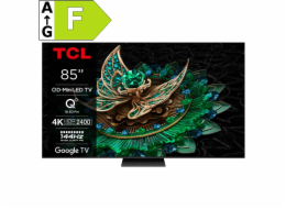 TCL 85C765 SMART TV 85" QLED/4K UHD/Mini LED/144Hz/4xHDMI/USB/LAN/GoogleTV