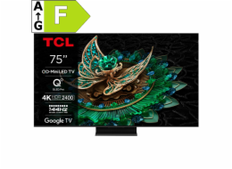 TCL 75C765 SMART TV 75" QLED/4K UHD/Mini LED/144Hz/4xHDMI/USB/LAN/GoogleTV