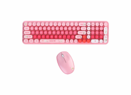 MOFI Baby Bear Wireless Keyboard + Mouse Set (pink)