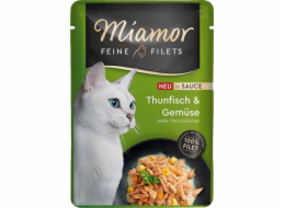 MIAMOR Fine Filets Tuna with vegetables in sauce - mokré krmivo pro kočky - 100g