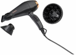 BaByliss Italian Air Pro 2200 6719DE fén na vlasy, 2200 W, 3 teploty a 2 rychlosti, ionizace, černá