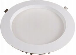 LangeLight vestavné LED stropní svítidlo 28W/38W 3000K/3400K/4000K fi 275mm 230V bílá / materiál hliník