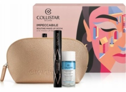 COLLISTAR  SET (ŘASENKA IMPECCABLE ULTRA BLACK ŘASENKA + DVOUFÁZOVÝ ROZTOK NA ODSTRANĚNÍ LÍČENÍ 35 ML + Sáček)