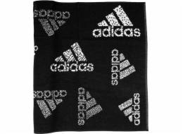 Sportovní ručník Adidas Beach na bazén adidas Branded Must-Have černobílý HS2056 100x50 cm