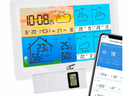 SMART meteostanice s barevným displejem bílý TYUA LXSTP08BS