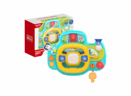 Interactive steering wheel for children (blue) Huanger HE0541