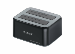 Orico docking station for 2.5" / 3.5" HDD / SSD, 5Gbps, USB-A to USB-B with cloning function (black)