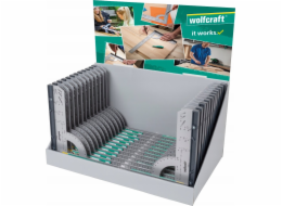 Wolfcraft Univerzální čtverec 280 x 500 mm Wolfcraft, displej 24 ks