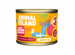 ANIMAL ISLAND Kuře s lososem - vlhké krmivo pro kočky - 200 g