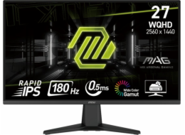 MSI MAG 275QF počítačový monitor 68,6 cm (27") 2560 x 1440 px Wide Quad HD LCD Černá