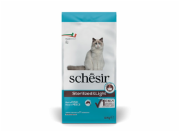 SCHESIR Adult Sterilized & Light Rich in fish - suché krmivo pro kočky - 10kg