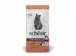 SCHESIR Adult Sterilized & Light Rich in chicken - suché krmivo pro kočky - 10kg