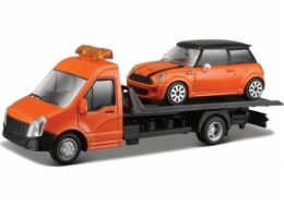 Bburago Street Fire Transport W Mini Cooper S 1:43 BBURAGO