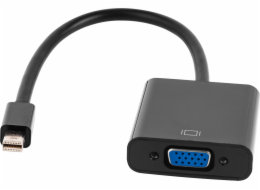 LechPol DisplayPort Mini AV adaptér - D-Sub (VGA) černý (KOM0848)