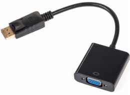 AV adaptér LechPol DisplayPort - D-Sub (VGA) černý (KOM0849)