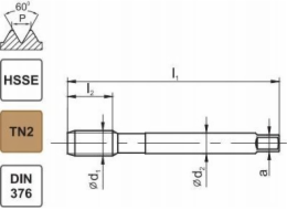 Fanar THREAD M 4 DIN-376B (6H) HSSE TN 800X