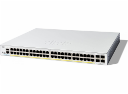 Přepínač Cisco CISCO Catalyst 1300 48portový přepínač / PoE+ s rozpočtem 740 W / 4 x 10G SFP+ uplink