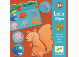 Stolní hra Djeco Lotto Animals DJ08120, EN