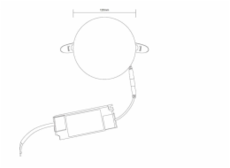 Vestavné svítidlo Domoletti FRAMELESS, 18W, 4000°K, LED