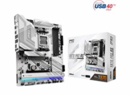 ASRock MB Sc AM5 X870 PRO RS, AMD X870, 4xDDR5, 1xHDMI, 2xThunderbolt