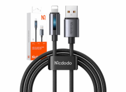 Mcdodo CA-5660 USB-A to Lightning cable with flashing light 1.2m (black)