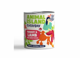 ANIMAL ISLAND Everyday Turkey and lamb - vlhké krmivo pro psy - 800g