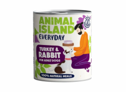 ANIMAL ISLAND Everyday Turkey and rabbit - vlhké krmivo pro psy - 800g