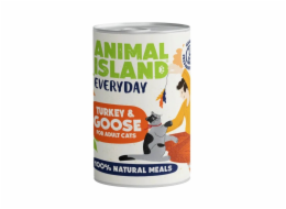 ANIMAL ISLAND Everyday Turkey and goose - mokré krmivo pro kočky - 400g