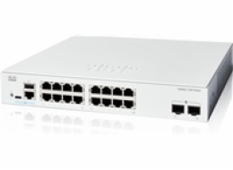 Cisco Catalyst switch C1300-16T-2G (16xGbE,2xSFP,fanless) - REFRESH