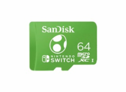 SanDisk MicroSDXC karta 64GB pro Nintendo Switch (R:100/W:90 MB/s, UHS-I)