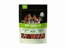 PETREPUBLIC Beef cubes M - pamlsek pro psa - 250g