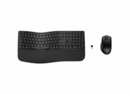 HP 680 Comfort Dual-Mode Keyboard and Mouse Combo - bezdrátový set ergonomické klávesnice a myši