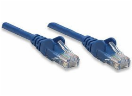 Propojovací kabel Intellinet Network Solutions RJ45, bezzávlačkový, kat.č. 2 m, modrý (318983)