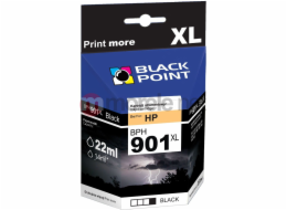 Inkoust Black Point BPH901XLBK (CC653AE č. 901Bk) Černá