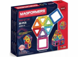 Magnetické bloky Magformers Basic 30 ks.