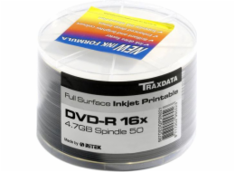 Traxdata DVD-R 4,7 GB 16x 50 kusů (907OEDRPSN003)