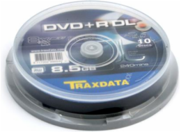 Traxdata DVD+R DL 8,5 GB 8x 10 kusů (906753ITRA003)