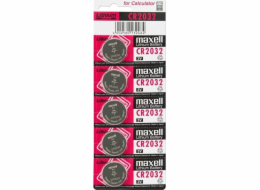 Baterie Maxell CR2032 210mAh 5 ks.