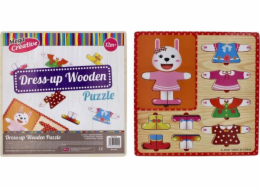 Mega Creative DREW DRESS UP PUZZLE 10 EL 30X30 MC WOOD 80/