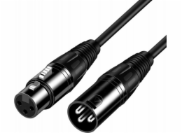 Mozos XLR - XLR mikrofonní kabel 3m (MCABLE-XLR-FTM)