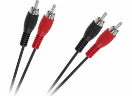 RCA (Cinch) x2 - RCA (Cinch) x2 kabel 1,8 m černý (KPO2610-1,8)