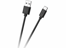 Foxconn USB-A - USB-C USB kabel 1 m černý (GSM1000B)