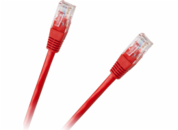 LP Patchcord kabel UTP 8c zástrčka-zástrčka 1,5m CCA červená