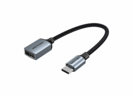 USB-C 2.0 Male to USB Female OTG Cable Vention CCWHB 0.15m, 2A, Gray