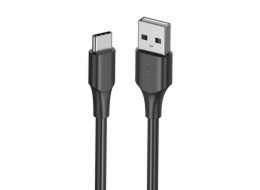 USB 2.0 to USB-C cable Vention CTHBC 3A, 0,25m black